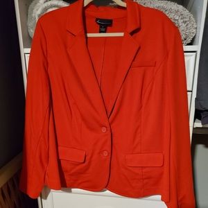 Lane Byrant Bright Red Blazer Sz22